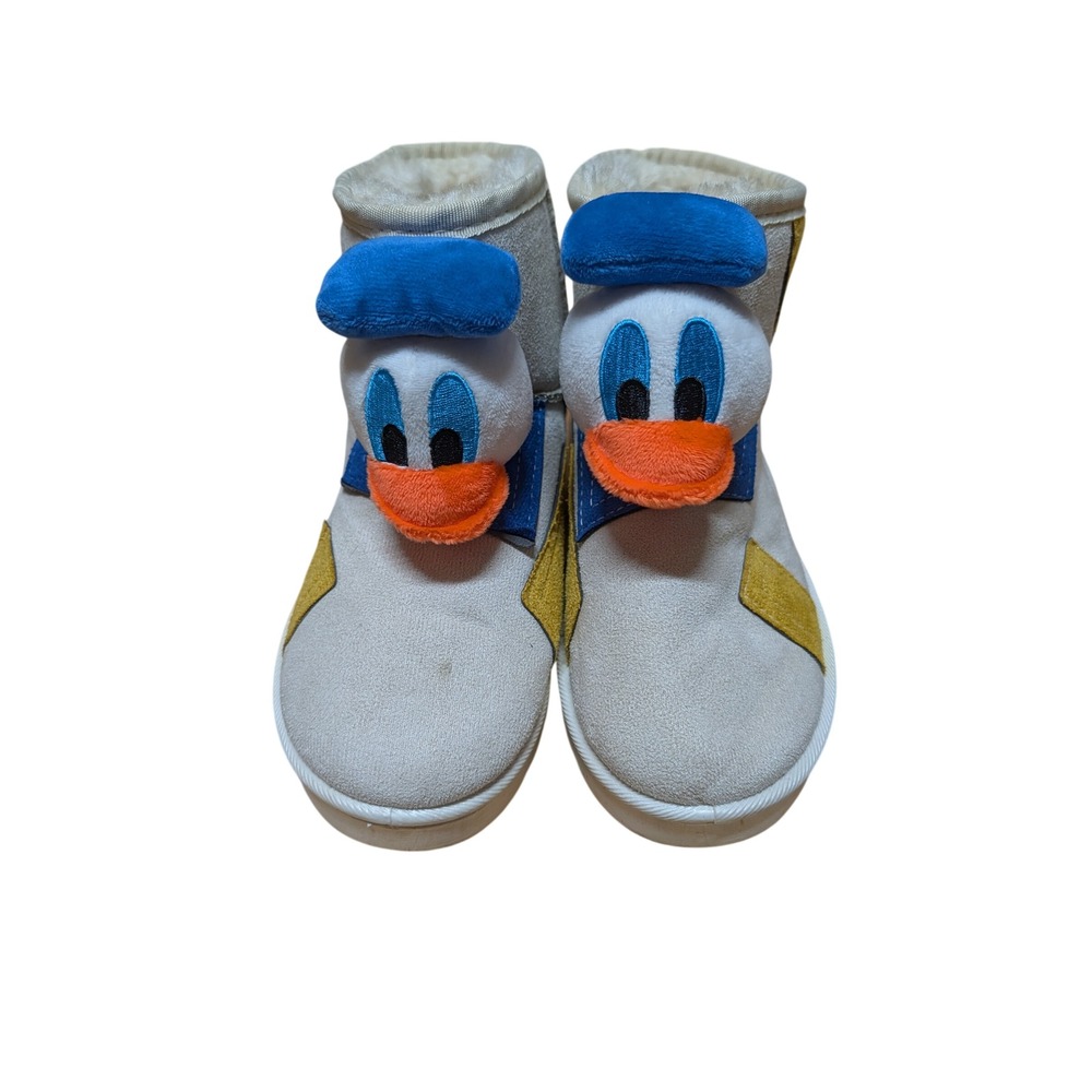 Unbranded Donald Duck Winter Boots Kids Size 38 White Good 3D Plush Character